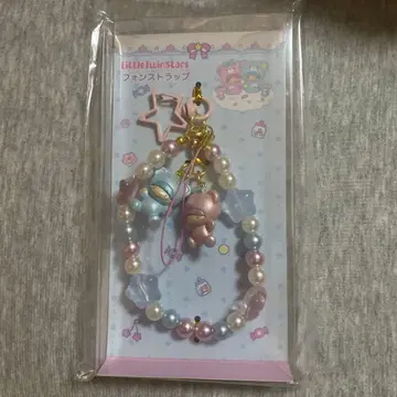 산리오 리틀트윈스타 폰스트랩 퍼프퍼프