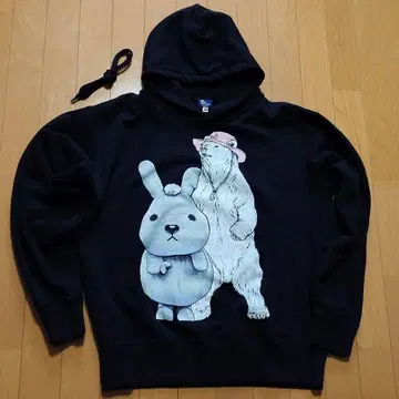 라비트! x go slow caravan 래피 후드티