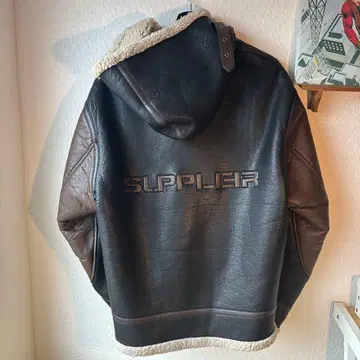 SUPPLIER 가죽 자켓 [ 즉시 구매 가능 ]
