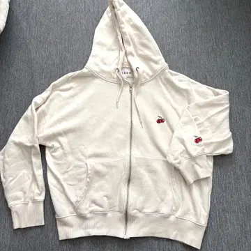 KIRSH 후드 지퍼 후드티 아이보리