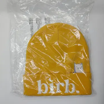 birb 비니 머스타드 니트 모자 새상품 미사용