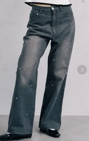 마리콴트 데님 팬츠