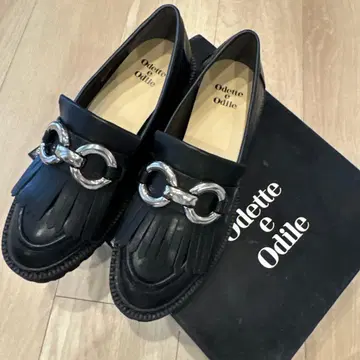 Odette e Odile 블랙 가죽 로퍼 사용 하루