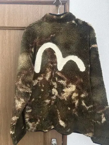 EVISU 카모 패턴 플리스 자켓 42