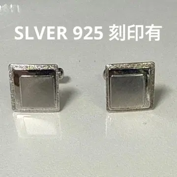 실버 커프스 단추 SLVER 925