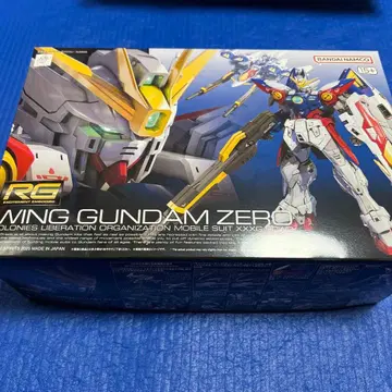 [ 미개봉 새상품 ] RG 윙건담 ZERO 액션 베이스 포함