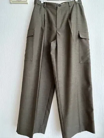 JIZZO 카고 팬츠 와이드 팬츠 올리브 그린 M 사이즈