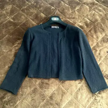 폭시 캐시미어 100% 가디건 볼레로 38