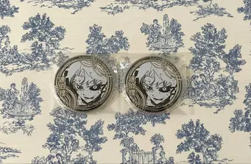 카구라바치 실버 캔뱃지 하쿠리 2세트