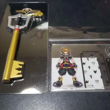 킹덤하츠 키 블레이드형 볼펜 아크릴 펜 스탠드 세트