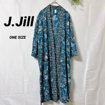 새상품급 J.Jill 꽃무늬 롱 가운 겉옷 원피스 ONE SIZE