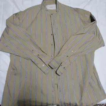 TODAYFUL 베이지 스트라이프 긴팔 셔츠