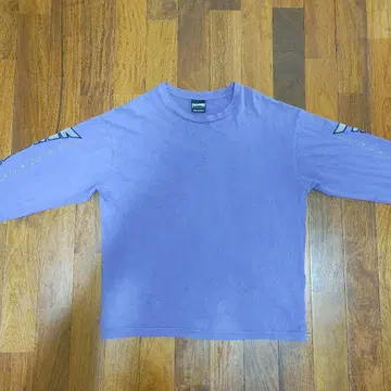 THRASHER 보라색 롱 슬리브 티셔츠