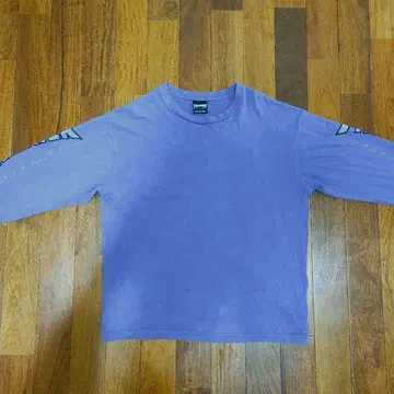 THRASHER 보라색 롱 슬리브 티셔츠