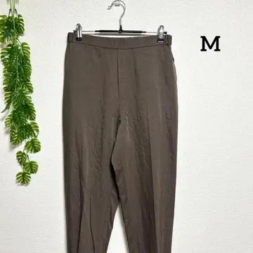 뷰티&유스 M 캐주얼 팬츠 브라운 레이온 혼방