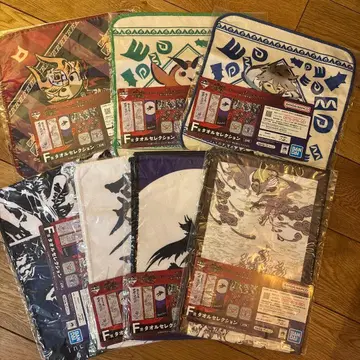 몬스터 헌터 라이즈 선브레이크 사냥의 새로운 천지로 타월 7종 제일복권