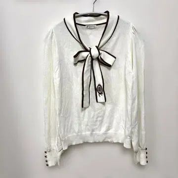 axes femme 엑시즈팜 보타이 리본 니트 프리 사이즈 새상품