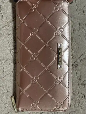 PINKY&DIANNE 장지갑 메탈릭 핑크