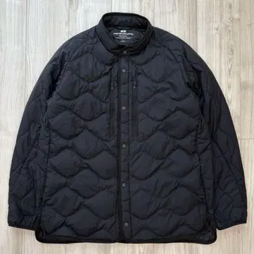 UNIQLO 리사이클 하이브리드 다운 자켓 XL 블랙 2023년