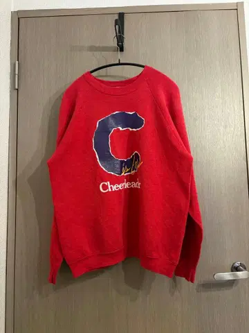 빈티지 맨투맨 빨간색 fruit of the loom 구제 의류