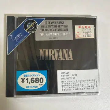 NIRVANA BEST CD 15곡 수록