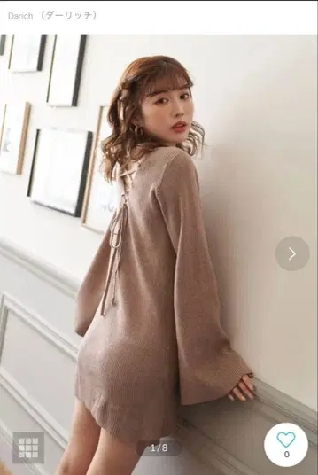 니트 원피스 프리 사이즈 darich