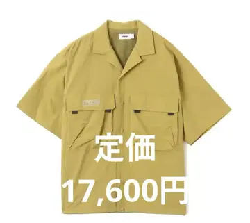 [ 미개봉 새상품 ] atmos 나일론 유틸리티 셔츠 M 베이지 발수