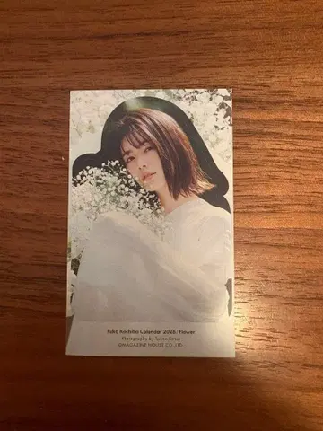코시바 후카 2026 달력 Flower 스티커