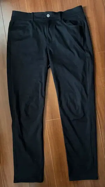 스트레치 슬림핏 L 사이즈 블랙