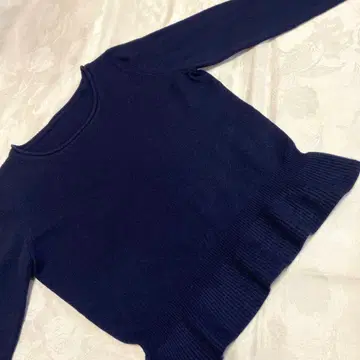 MAX&CO 캐시미어 100% 니트 스웨터 다크 블루