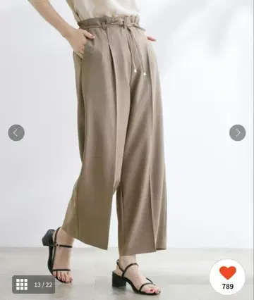 grove 그로브 미 밸런스가 완성되는 하이웨스트 와이드 팬츠