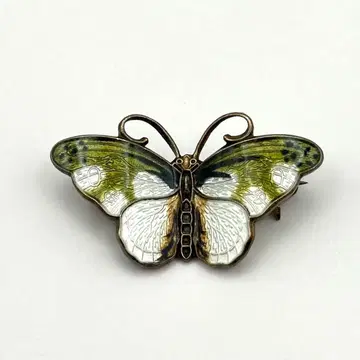 [ 레어 ] NORWAY 노르웨이 브로치 버터플라이 모티브 SV925