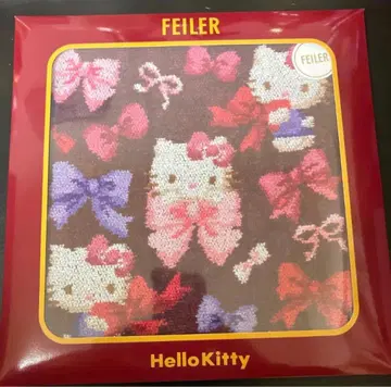 새상품 FEILER 페이러 산리오 콜라보 헬로키티 케이스 포함