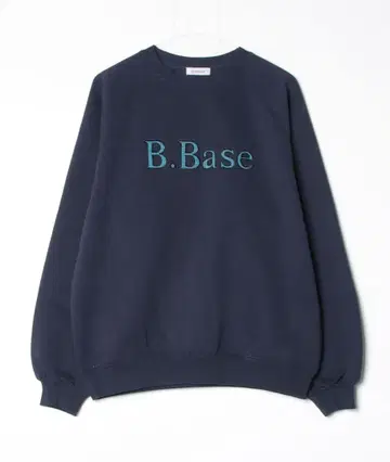 B.Base 플리스 백 스웨트셔츠