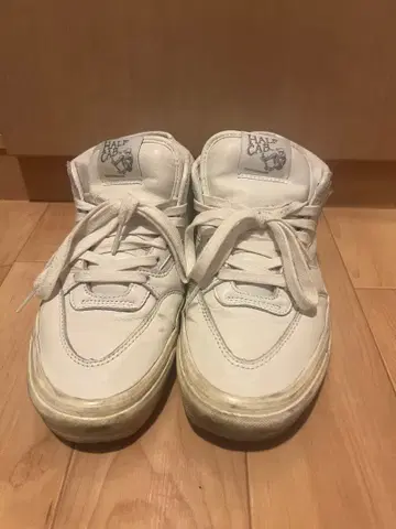 Vans Half Cab 화이트 하이컷 스니커즈 레어