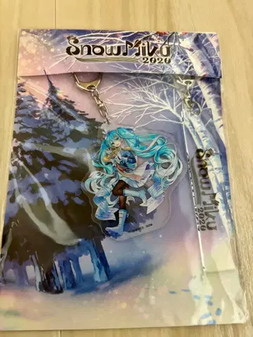 유키 미쿠 AS 아크릴 참 세트 2020 하츠네 미쿠 키링