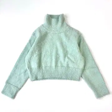 Chaos 카오스 마쉬멜로우 니트 민트 모헤어