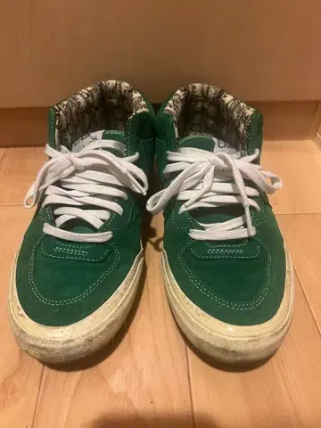 VANS PRO 스케이트보드 신발 그린