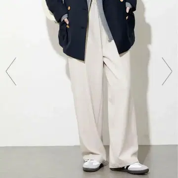 저널 스탠다드 울 라이크 스트레치 와이드 팬츠 내추럴