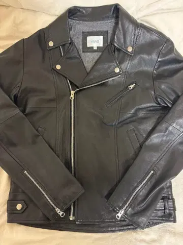 yoused 블랙 라이더 자켓