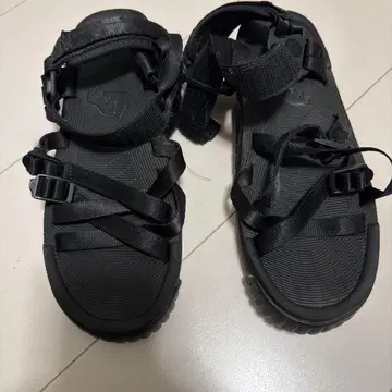 SHAKA 블랙 스포츠 샌들 23cm