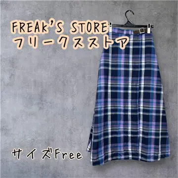FREAK'S STORE 프릭스스토어 스프링 체크 랩스커트 F