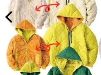 워크맨 FLAME-TECH 2way 후디 리버서블 L