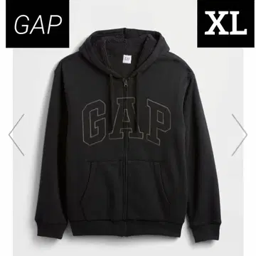 완판템 GAP 로고 보아 안감 집업 후드티 블랙 XL