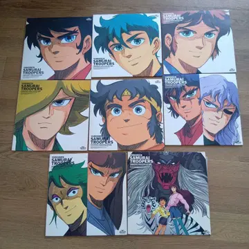 레이저 디스크 LD 소프트 [갑옷전사 사무라이 트루퍼] 8장 세트