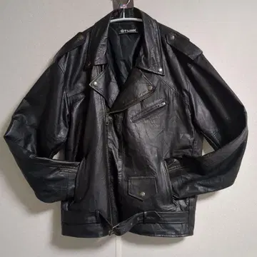 가죽 라이더 자켓 블랙