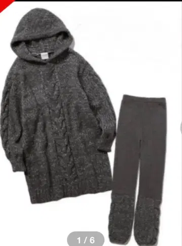 gelato pique 아란 넥 BIG 후드티&팬츠 세트