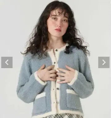 볼륨 니트 자켓 TINA:JOJUN