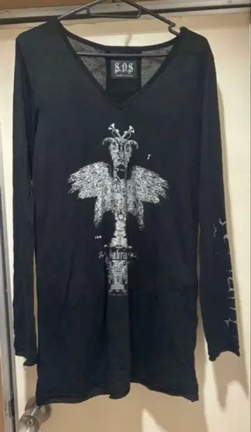 hyde 착용 계열 백 크로스 티셔츠 ifsixwasnine 라르크