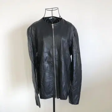 연말 세일 자라 블랙 가죽 싱글 라이더 자켓